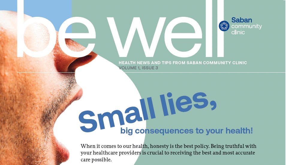 Be Well cover, Volume 1, Issue 3